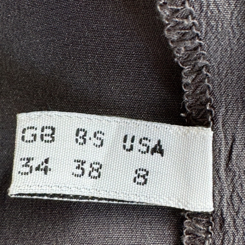 Vintage Claude Montana Silk Grey Blouse - Picture 5 of 8